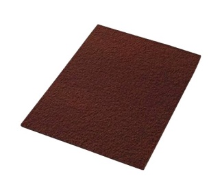 14'' x 20'' Maroon Dry Strip Floor Prep Pads Cs/10